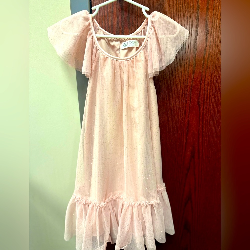 HM pink tulle dress Size 6
